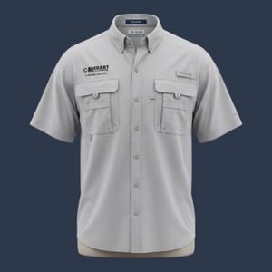 Columbia Gray Button-Up Shirt